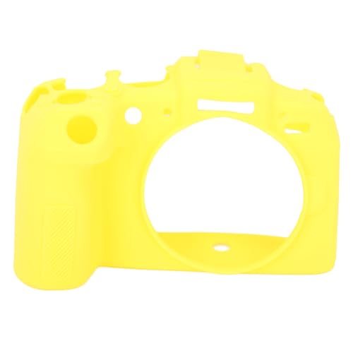 Kelepu Kameratasche Easy Hood Silikon-Kameratasche Weiche, Kratzfeste Schutzhülle mit verbesserter Haltbarkeit für spiegellose DSLR-Kameras (Gelb) von Kelepu