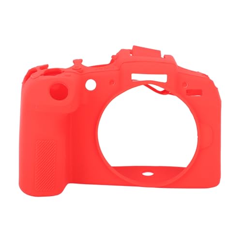Kelepu Kameratasche Easy Hood Silikon-Kameratasche Weiche, Kratzfeste Schutzhülle mit verbesserter Haltbarkeit für spiegellose DSLR-Kameras (Rot) von Kelepu