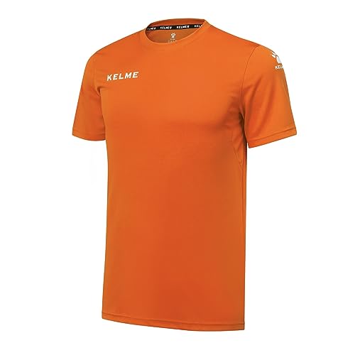 KELME Kinder T-Shirt 78190 XXL Orange/Weiß von Kelme