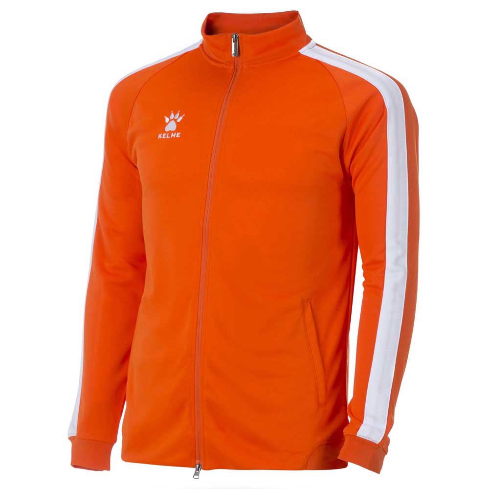 Kelme Global Full Zip Sweatshirt Orange 3XL Frau von Kelme