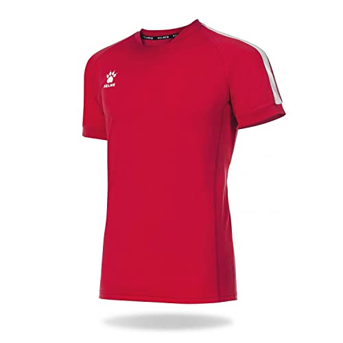 KELME Global Fußball-T-Shirt, Herren, Rot, XL von Kelme