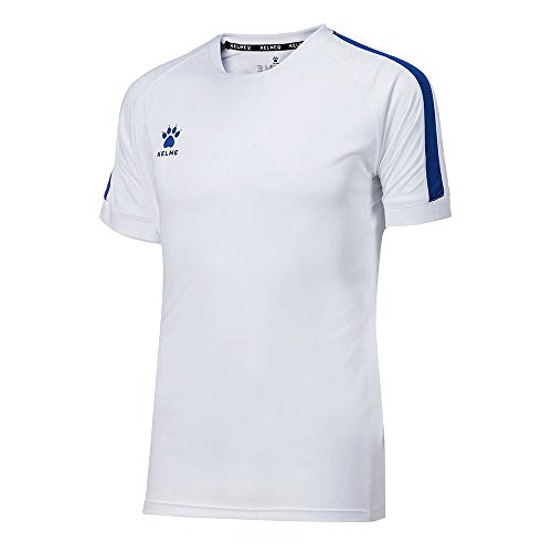 Kelme Global Shirt Fußball, Kinder XXL weiß von Kelme