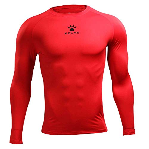 Kelme Kid Thermical L/S T-Shirt für Kinder, Kinder XL Rot von Kelme
