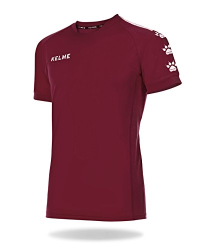 Kelme Luchs Shirt Fußball, Kinder M Granatrot/weiß von Kelme