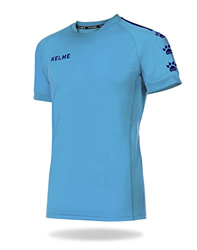 Kelme Luchs Shirt Fußball, Kinder XS Blau (Celeste)/Marino von Kelme