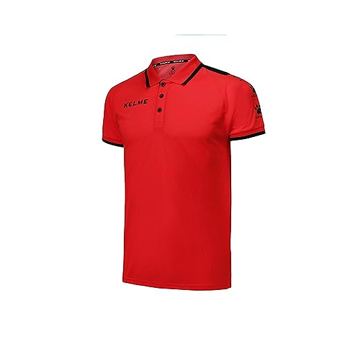 KELME M/C Lince Poloshirt für Herren XXXL Rot/Schwarz von Kelme