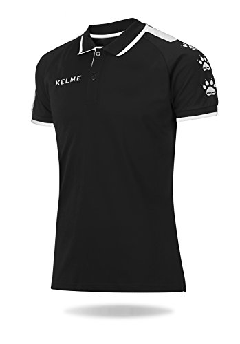 Kelme M/C Luchs Polo, Kinder L schwarz/weiß von Kelme