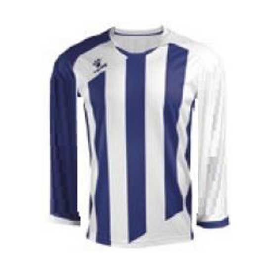 Kelme Milano Long Sleeve T-shirt Weiß,Blau 4XL Mann von Kelme