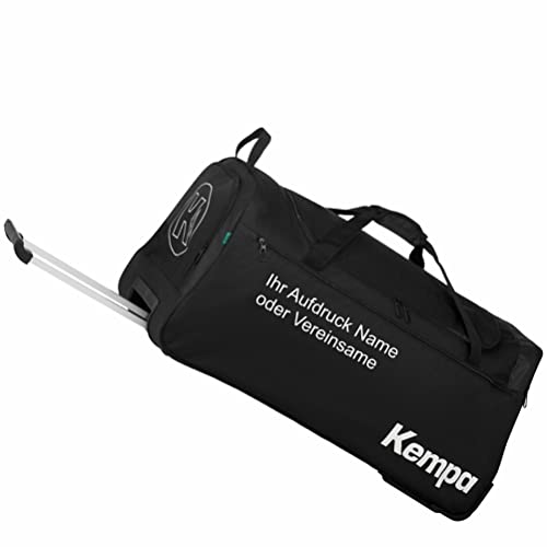 Kempa Sporttasche Trolley Teamsport Tasche 73 x 35 x 36 cm + Aufdruck Name von Kempa