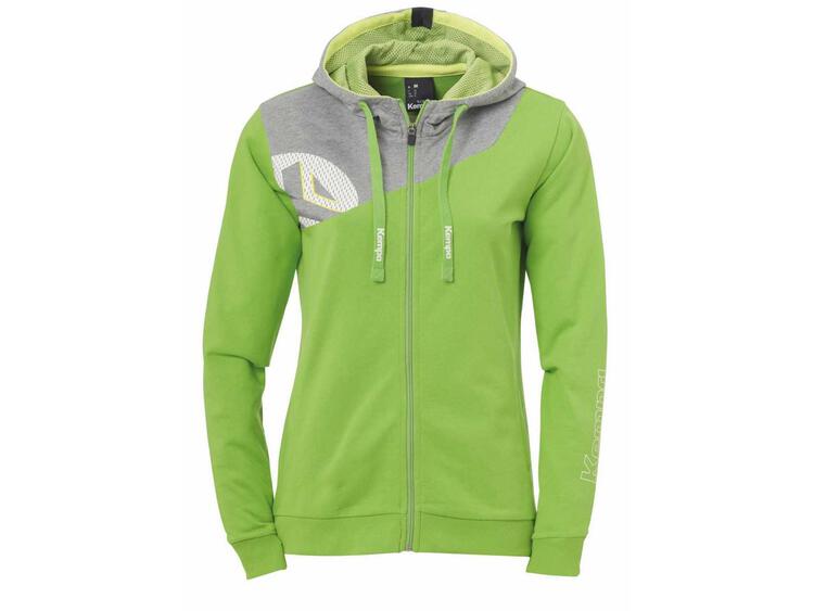Kempa CORE 2.0 KAPUZENJACKE WOMEN hope gr?n/dark grau melan XL von Kempa