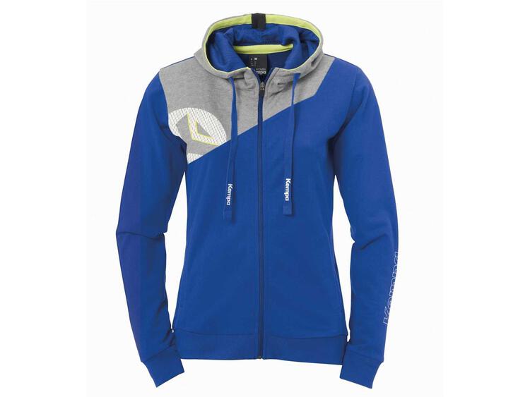 Kempa CORE 2.0 KAPUZENJACKE WOMEN royal/dark grau melange L von Kempa