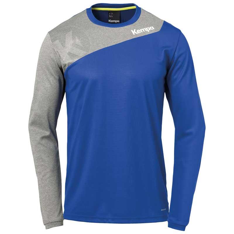 Kempa Core 2.0 Long Sleeve T-shirt Blau,Grau S Mann von Kempa