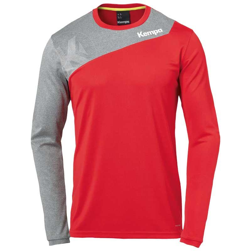 Kempa Core 2.0 Long Sleeve T-shirt Rot,Grau 2XL Mann von Kempa