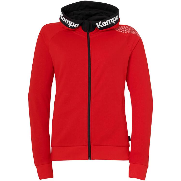 Kempa Core 26 Hood Jacket Women 200366404 rot - Gr. S von Kempa