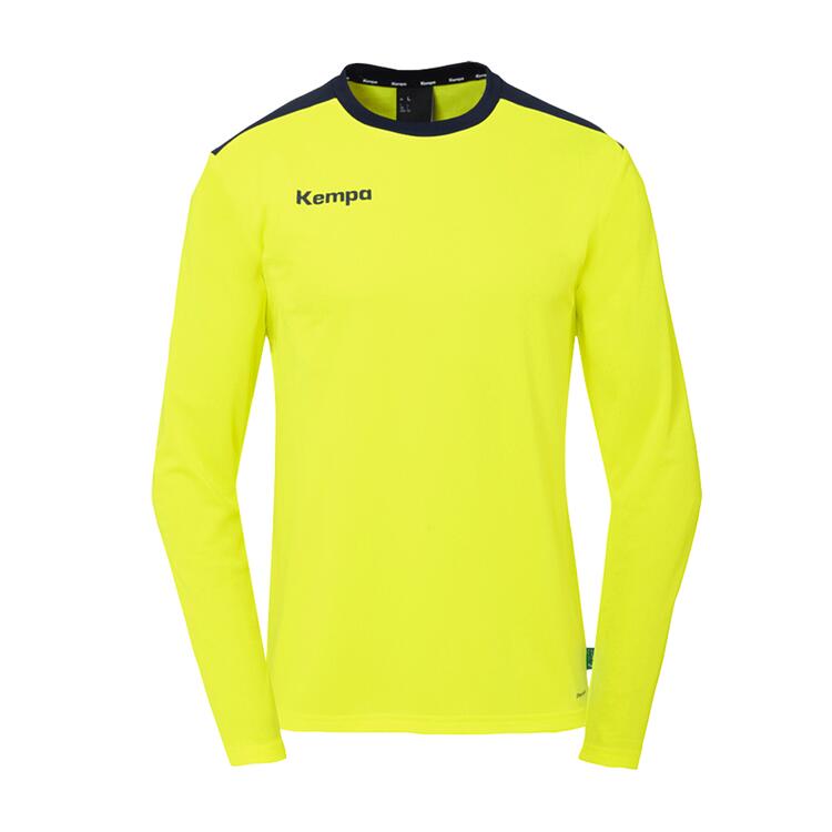 Kempa Emotion 27 Langarmshirt 200512792 fluo gelb/marine - Gr. L von Kempa