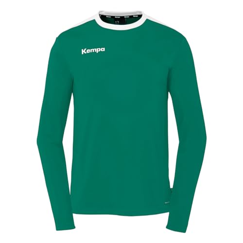 Kempa Unisex Emotion 27 Langarmshirt Sweatshirt, Lagune/Weiß, 152 EU von Kempa