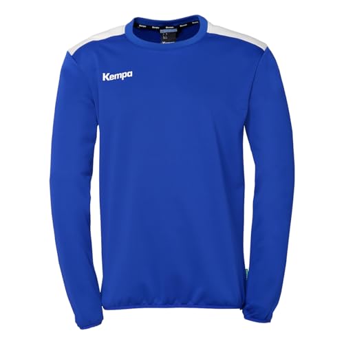 Kempa Unisex Emotion 27 Training Top Sweatshirt, Royal/Weiß, L EU von Kempa