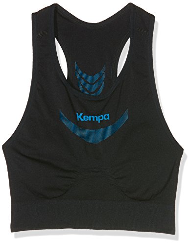 Kempa Unisex Bekleidung Teamsport Attitude Pro Damen Trainingstop, Schwarz/Kempablau, XL-XXL EU von Kempa