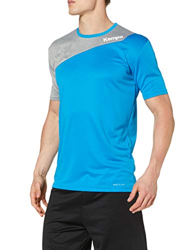 Kempa Herren Core 2.0 trøje Herren Trikot, Kempablau/Dark Grau Melan, XL EU von Kempa