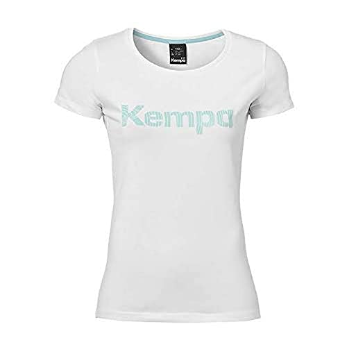 Kempa Mädchen T-Shirt Graphic T-Shirt, Weiß, 116, 200228402 von Kempa