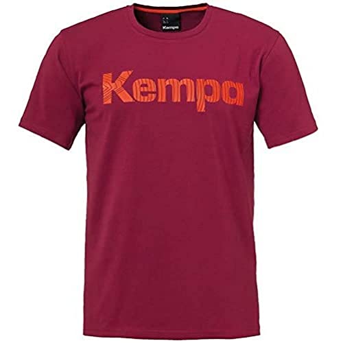 Kempa Herren Graphic T-Shirt, deep rot, S, 200228311 von Kempa