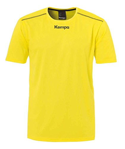 Kempa FanSport24 Kempa Handball Polyester Shirt Kurzarm Training Top Rundhals Kinder gelb Größe 128 von Kempa
