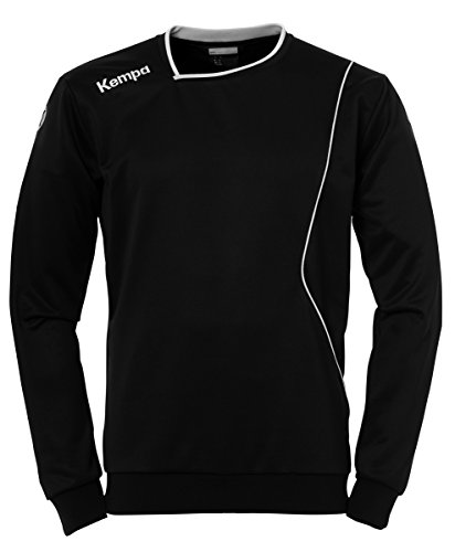 Kempa Herren Curve Training Top Shirt, Schwarz/Weiß, 116 von Kempa