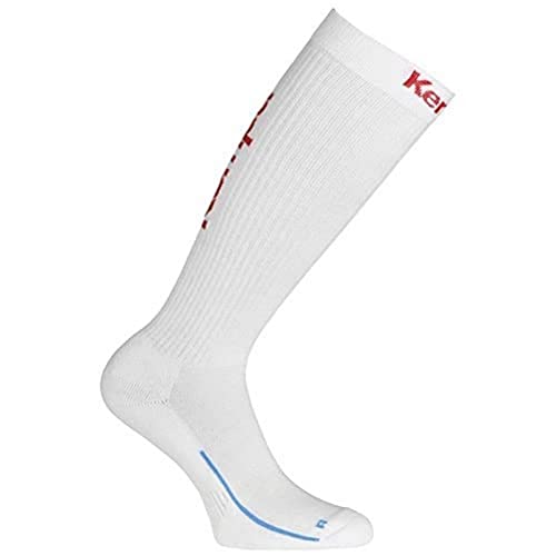 Kempa Herren Lang-200354502 Socken, weiß/Rot, 31-35 (S) von Kempa