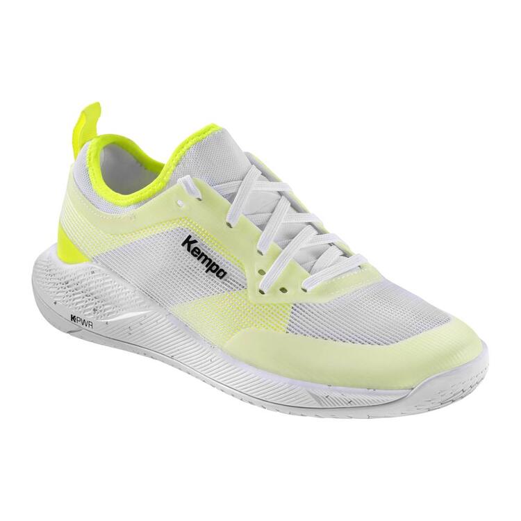 Kempa Kourtfly Handballschuhe Damen 200867302 wei?/fluo gelb - Gr. 6.5 von Kempa