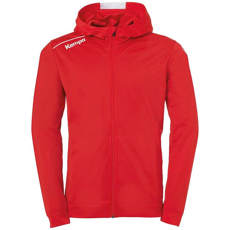 Kempa PLAYER HOOD JACKET 200362403 rot/wei? - Gr. M von Kempa