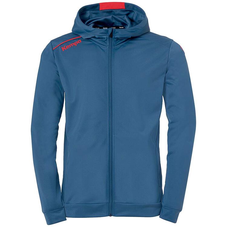 Kempa PLAYER HOOD JACKET 200362408 ice grau/fluo rot - Gr. XXL von Kempa