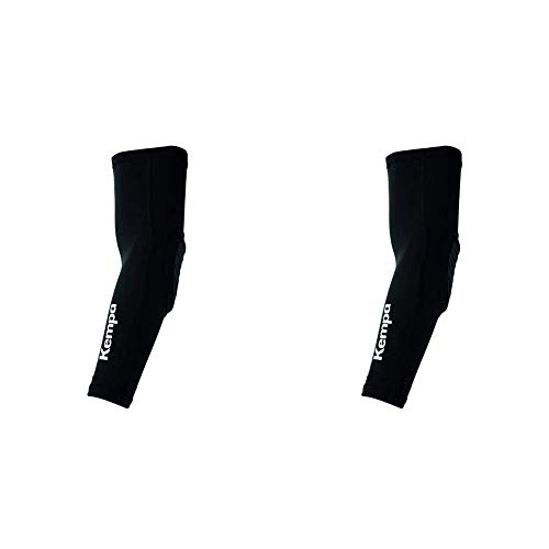 Kempa Persönliche Schutzausrüstung ARM Sleeve Ellbogenschoner, schwarz/Weiß, M/L & Persönliche Schutzausrüstung ARM Sleeve Ellbogenschoner, schwarz/Weiß, XS/S von Kempa