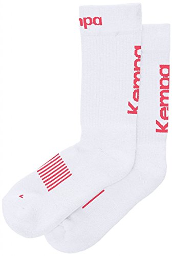 Kempa Unisex Socken Logo Classic Herren, Weiß/Pink, M EU von Kempa