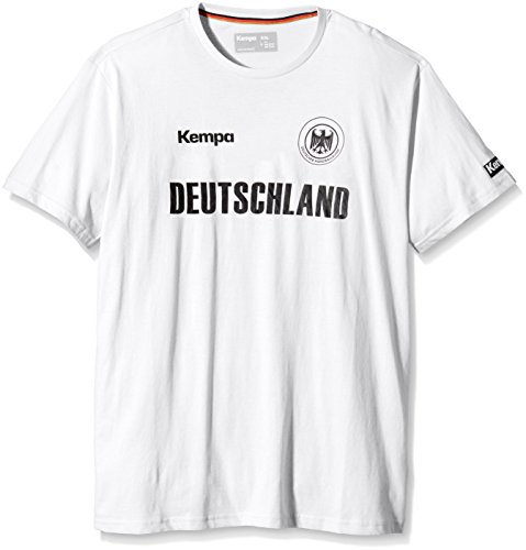 Kempa T-Shirt Deutschland, Weiß, S von Kempa