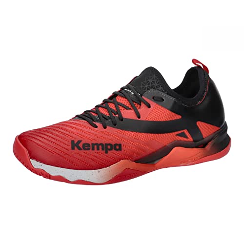 Kempa Unisex Wing Lite 2.0 Handballschuhe, Sportschuhe, Turnschuhe, rot/schwarz von Kempa