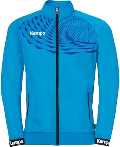 Kempa Herren Wave 26 Poly Boys' Sports Football Training Sweatshirt Sweatjacke, Blau (kempa blue/royal), XL von Kempa