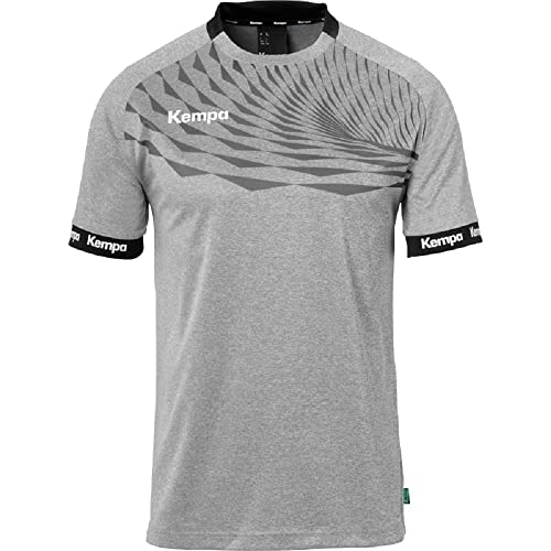 Kempa Wave 26 Shirt Herren Jungen Sportshirt Kurzarm T-Shirt Funktionsshirt Handball Gym Fitness Trikot - elastisch und atmungsaktiv von Kempa