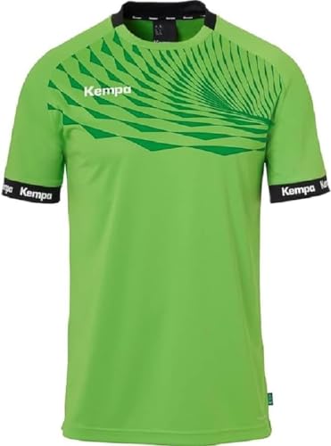 Kempa Herren Wave 26 Shirt Jungen Sportshirt Kurzarm Funktionsshirt Handball Gym Fitness Trikot, Hope Grün/Lagune, L EU von Kempa