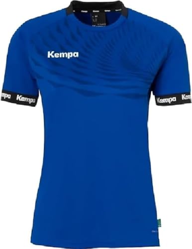 Kempa Wave 26 Shirt Women Damen Mädchen Sportshirt Kurzarm T-Shirt Funktionsshirt Handball Gym Fitness Trikot - elastisch und atmungsaktiv - taillierter Schnitt von Kempa
