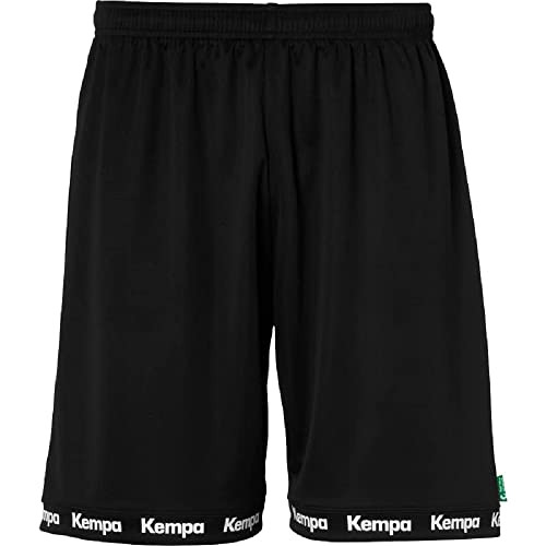 Kempa Herren Wave 26 Shorts Jungen Kurze Hose Handball Fitness Gym, Schwarz, L EU von Kempa