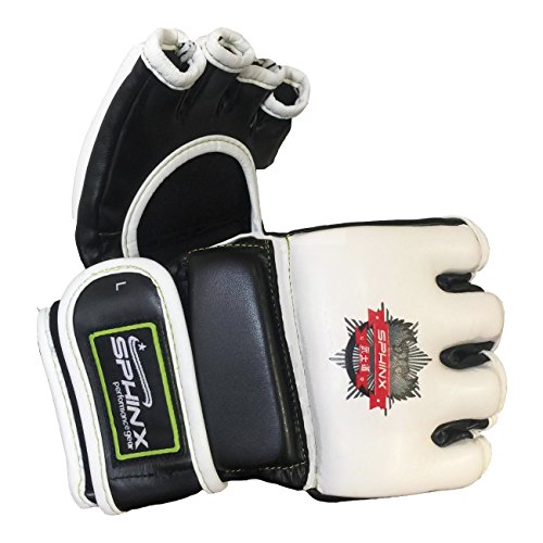 G5 HT SPORT Unisex – Erwachsene Hunter SRT Handschuhe MMA, weiß/schwarz, L von G5 HT SPORT