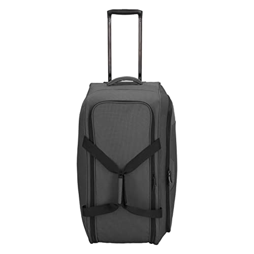 KENORADA Reisetasche mit Rollen AIRSOLID Travel Bag Wheels 66l | große Reisetasche aus robustem Polyester | Hauptfach mit Reißverschluss | Tragehenkel und Standfüße | Zwei leise Rollen (anthrazit) von Kenorada