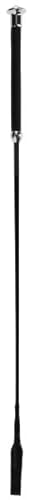 Kerbl Covalliero Springgerte mit Klatsche schwarz-Silber, Größe:65 cm von Kerbl