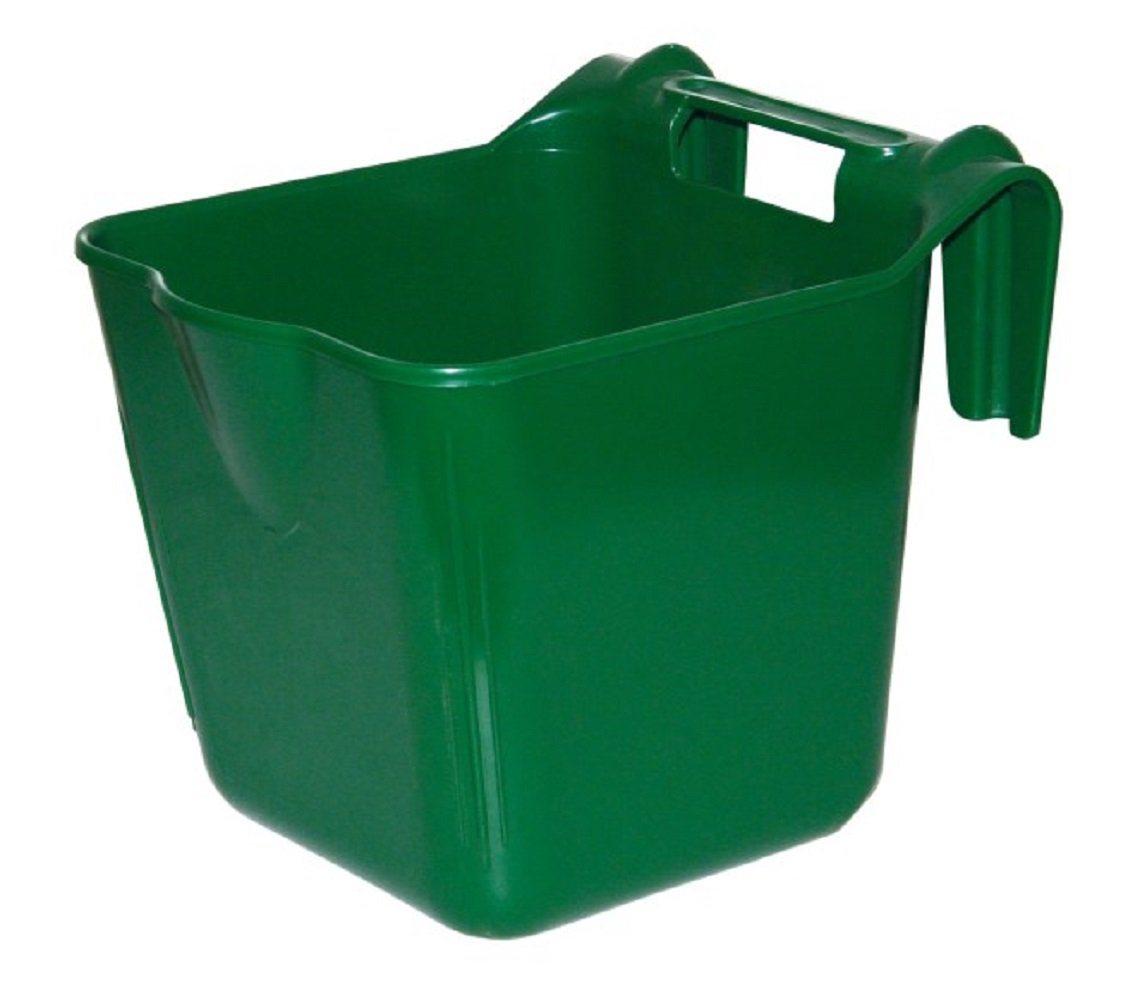 Kerbl Futterbehälter Futtertrog HangOn 13L grün, Kunststoff von Kerbl