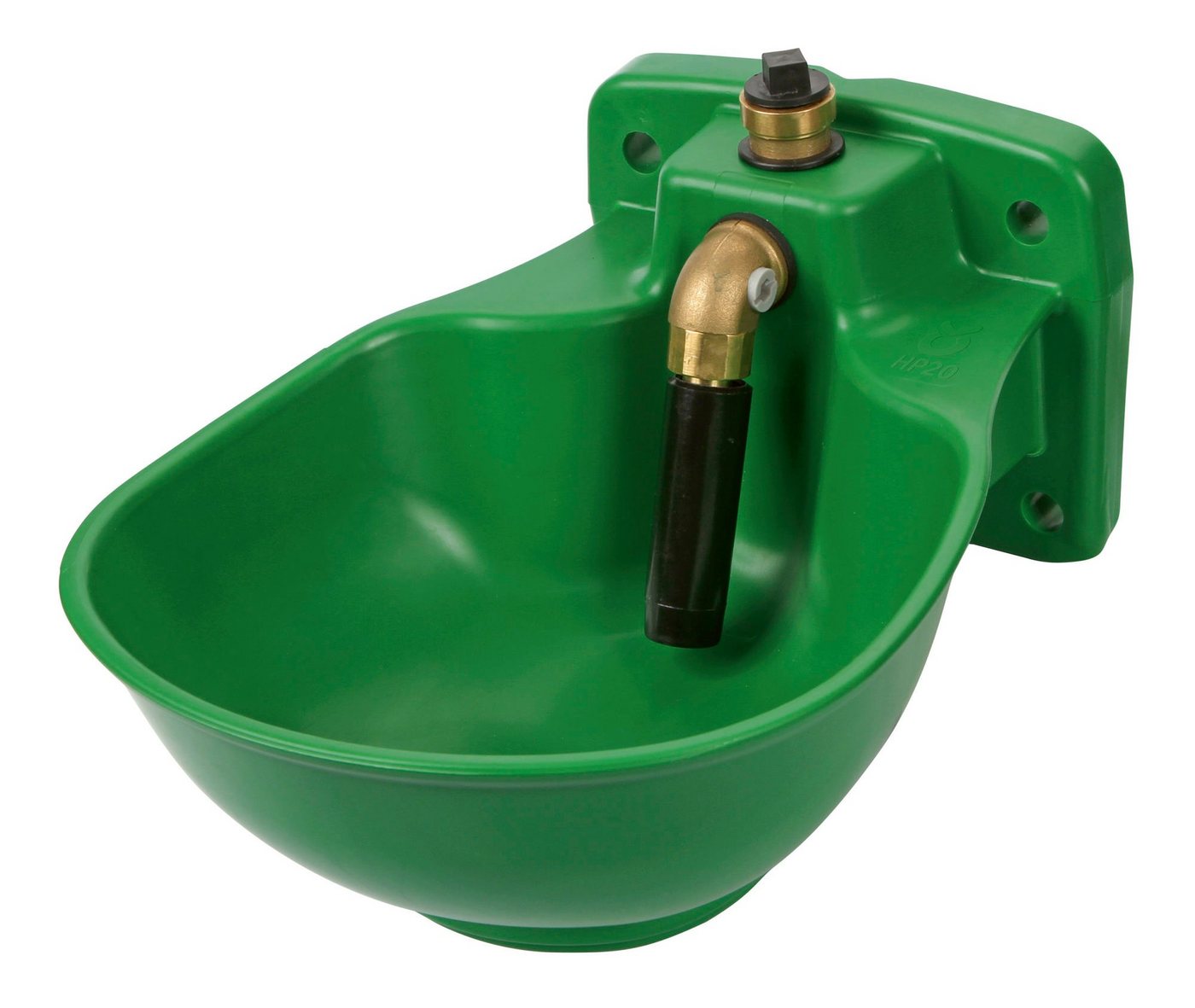 Kerbl Wasserspender Kerbl heizbares Tränkebecken (aus Kunststoff mit Rohrventil HP20/230 von Kerbl