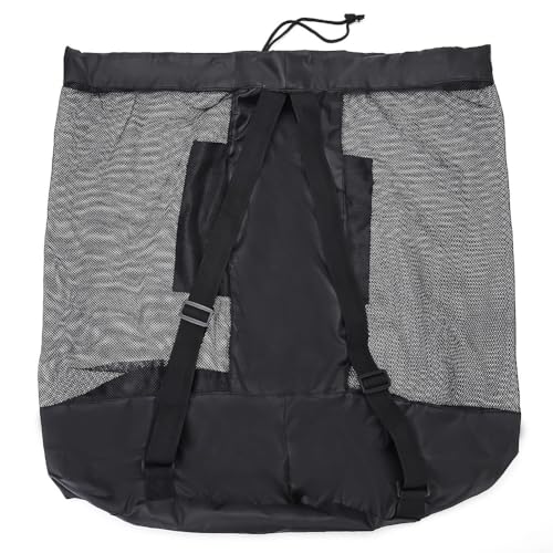 Kexpery Sportballtasche aus Netzstoff, groß, mit Schultergurt, strapazierfähig, mit Kordelzug, sichere Seitentasche, Team-Arbeitsballtaschen für Basketball, Volleyball, Baseball für Erwachsene von Kexpery