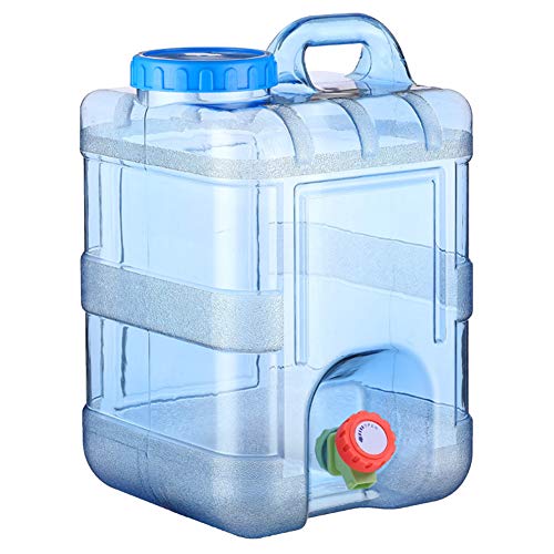 Kexpery Tragbarer Wasserbehälter mit Zapfhahn, Multifunktions-Trinkwasserkrug, auslaufsicherer Camping-Wassertank, großes Fassungsvermögen for Wanderungen, Selbstfahrer-Touren (15 l) von Kexpery