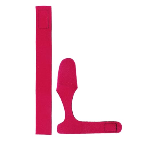 Kexpery verdickter Angelrutenhalter-Gürtel mit Kappen, Angelruten-Schutzhülle, elastische Angelruten-Krawatte, Wickelband, Gürtel, Angelruten-Zubehör (rot) von Kexpery