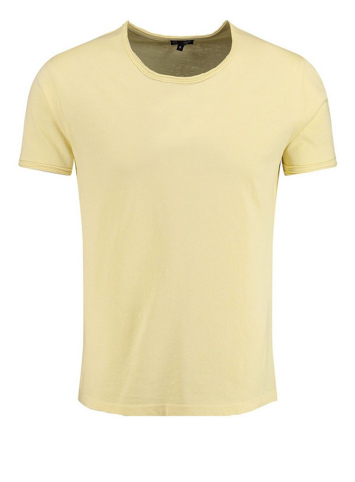 Key Largo T-Shirt Freeze vintage Look uni Basic MT00500 Rundhalsauschnitt unifarben kurzarm slim fit von Key Largo
