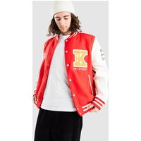 Key Street Varsity Jacke red von Key Street